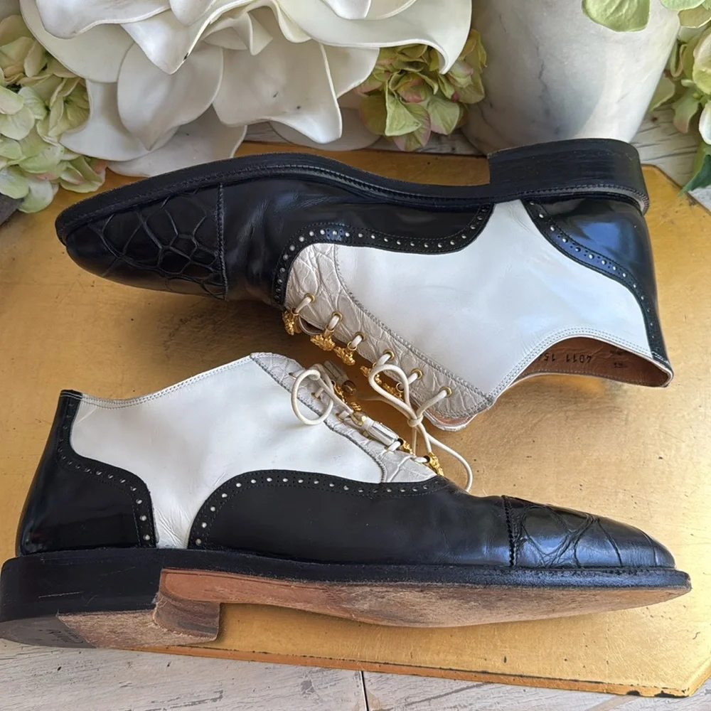RARE EXOTIC! Mauri Italy Alligator Chelsea Boot Oxford for City Slickers